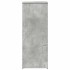 Armario de madera de ingeniería gris hormigón 40x45x103,5