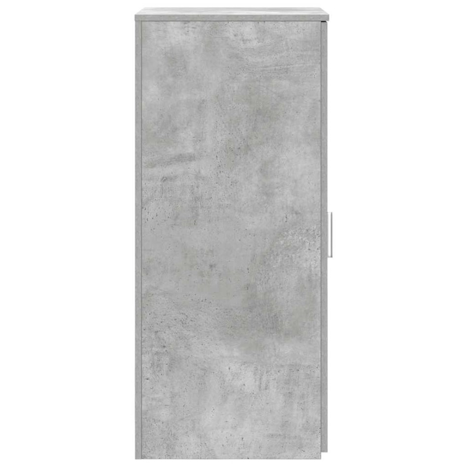 Armario de madera de ingeniería gris hormigón 40x45x103,5