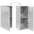 Armario de madera de ingeniería gris hormigón 40x45x103,5