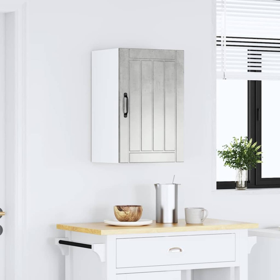 Armario de pared cocina Lucca madera contrachapada gris