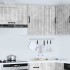 Armario de pared cocina Lucca madera contrachapada gris