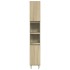 Armario de baño madera contrachapada roble Sonoma 30x30x190