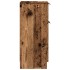 Aparador madera de ingeniería madera envejecida 30x30x70