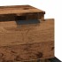 Aparador madera de ingeniería madera envejecida 30x30x70