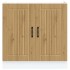 Mueble bajo para fregadero Lucca madera artesanal de
