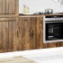 Mueble bajo fregadero Lucca madera contrachapada roble