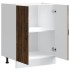 Mueble bajo fregadero Lucca madera contrachapada roble