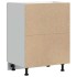 Mueble bajo fregadero Lucca madera contrachapada roble