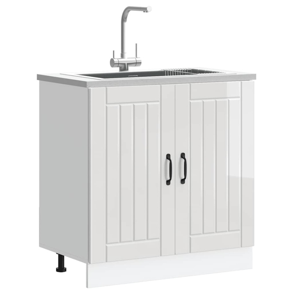 Mueble bajo fregadero Lucca blanca de alto