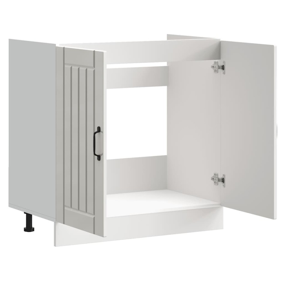 Mueble bajo fregadero Lucca blanca de alto