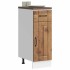 Mueble bajo de cocina Lucca madera