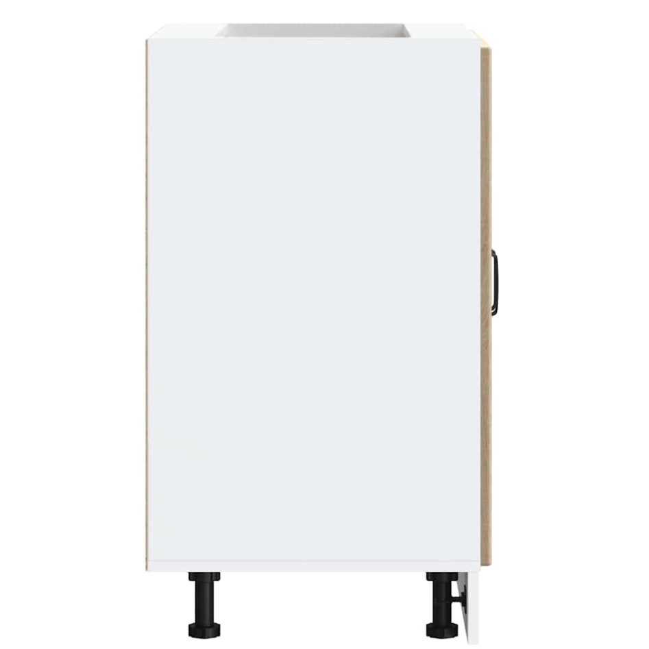 Mueble bajo fregadero Lucca madera contrachapada roble