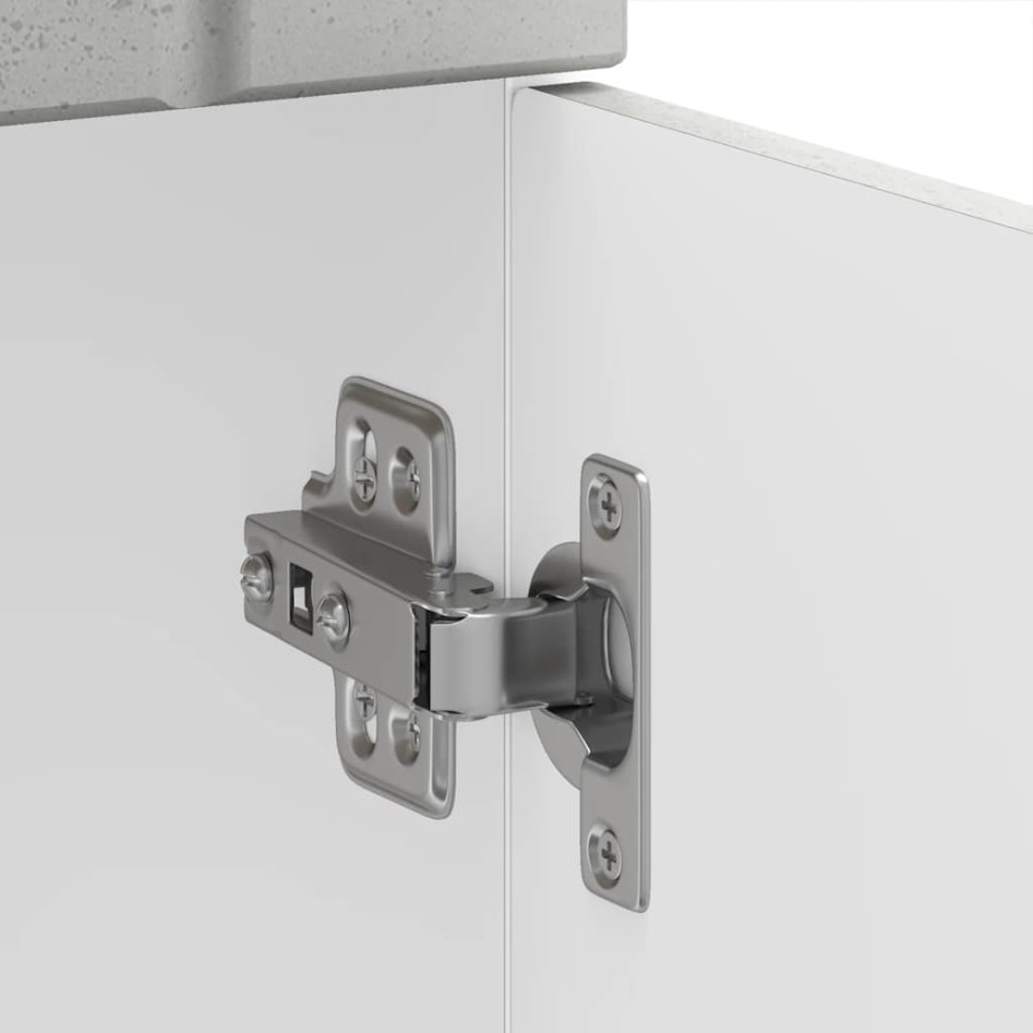 Mueble bajo de cocina Lucca madera contrachapada gris