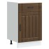 Mueble bajo de cocina Lucca roble