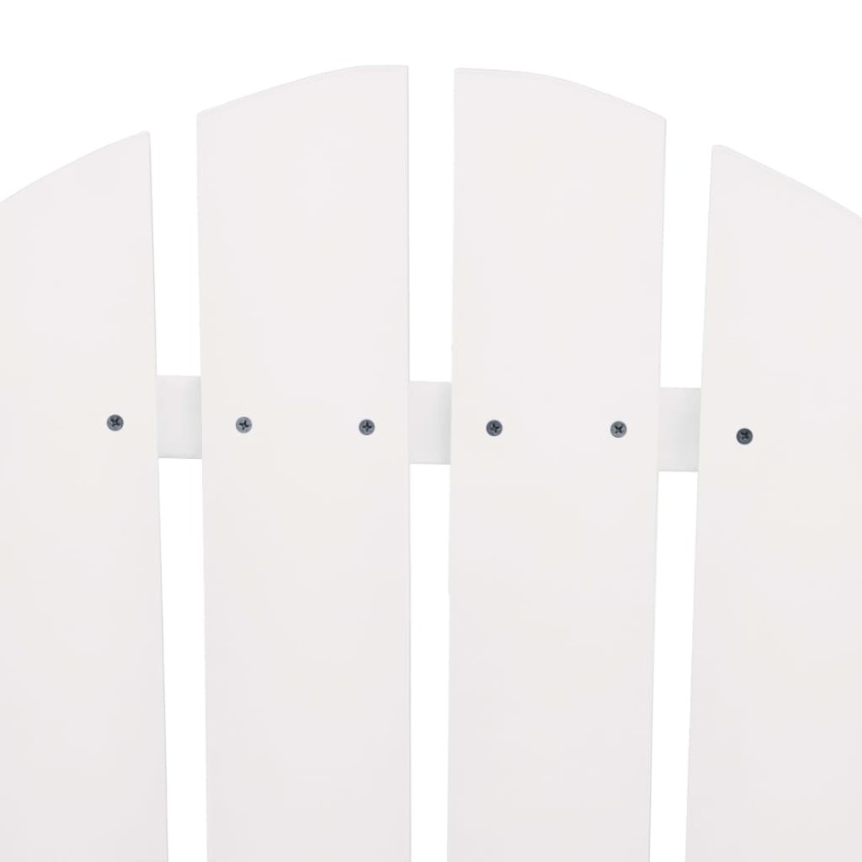 Silla jardín Adirondack y mesita madera maciza de abeto