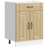 Mueble bajo de cocina Lucca roble