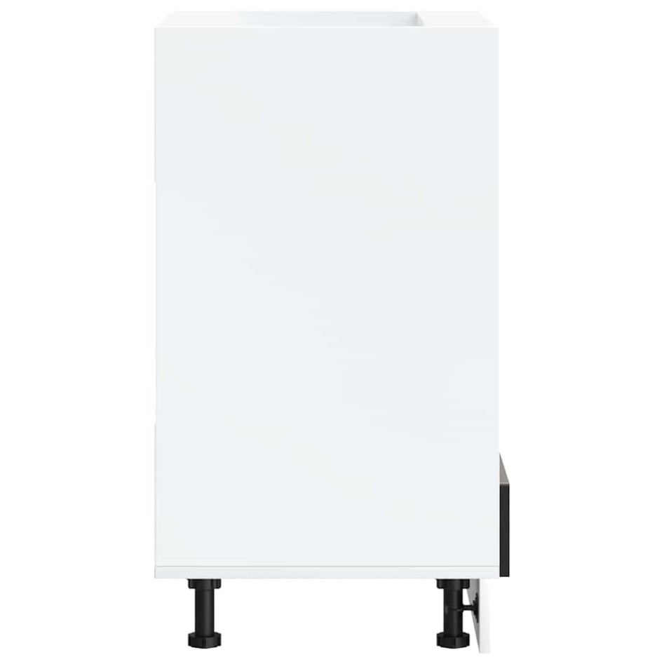 Armario de horno Lucca negra madera