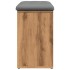 Banco zapatero madera de ingeniería roble artisan 82x32x50