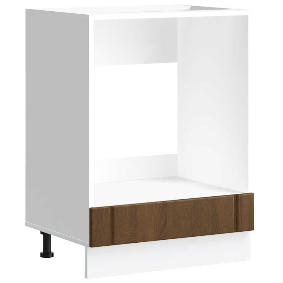 Armario de horno Lucca madera contrachapada roble