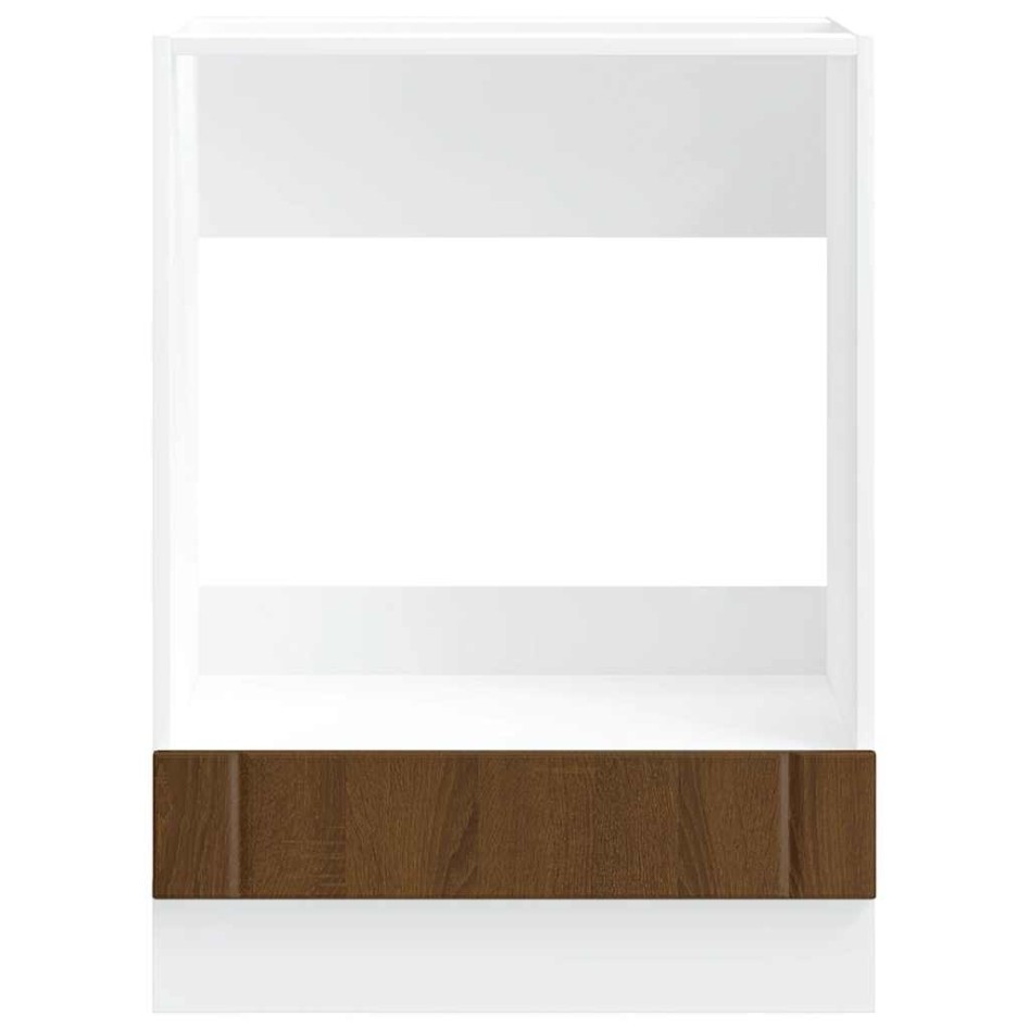 Armario de horno Lucca madera contrachapada roble