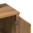 Tocador con espejo roble artisan 86,5x35x136