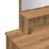 Tocador con espejo roble artisan 86,5x35x136