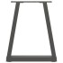 Patas para mesa de comedor en forma de V 2 uds antracita