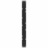 Patas para mesa de comedor forma V 2 uds negro 70x(30-31,3)