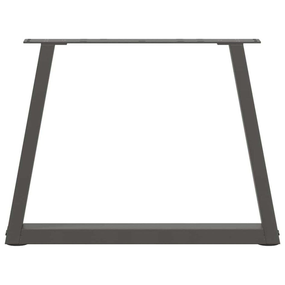 Patas para mesa de comedor en forma de V 2 uds antracita