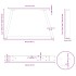 Patas para mesa de comedor en forma de V 2 uds antracita