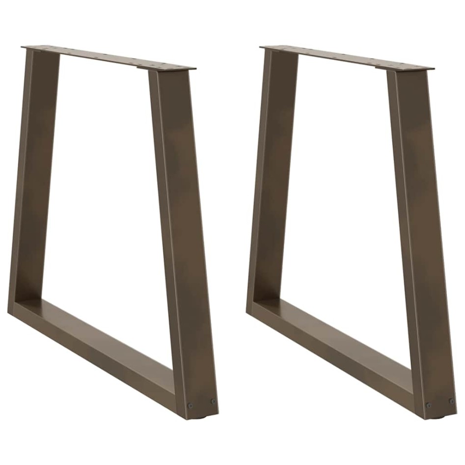 Patas para mesa de comedor en forma de V 2 uds acero