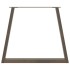 Patas para mesa de comedor en forma de V 2 uds acero
