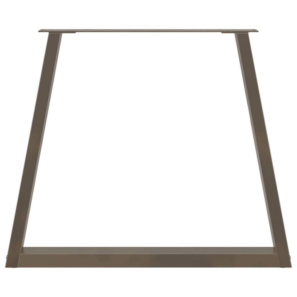 Patas para mesa de comedor en forma de V 2 uds acero