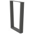 Patas para mesa de comedor en forma de V 2 uds antracita