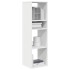 Estantería de madera contrachapada blanco 34x31x112