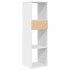 Estantería de madera contrachapada blanco 34x31x112