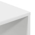 Estantería de madera contrachapada blanco 34x31x112