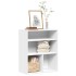 Estantería librería madera de ingeniería blanca 60x30x71,5