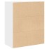 Estantería librería madera de ingeniería blanca 60x30x71,5