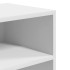 Estantería librería madera de ingeniería blanca 60x30x71,5