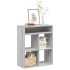 Estantería madera de ingeniería color gris sonoma 66x31x80