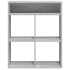 Estantería madera de ingeniería color gris sonoma 66x31x80