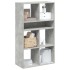 Estantería madera ingeniería gris hormigón 66x31x112