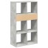 Estantería madera ingeniería gris hormigón 66x31x112