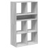 Estantería madera de ingeniería color gris sonoma 66x31x112