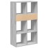 Estantería madera de ingeniería color gris sonoma 66x31x112