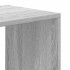 Estantería madera de ingeniería color gris sonoma 66x31x112