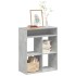 Estantería madera contrachapada gris hormigón 66x31x80