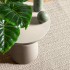 Alfombra ZIZUR apariencia yute interior exterior crema