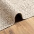 Alfombra ZIZUR apariencia yute interior exterior crema